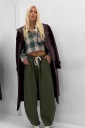 camicia crop flanellata sarah